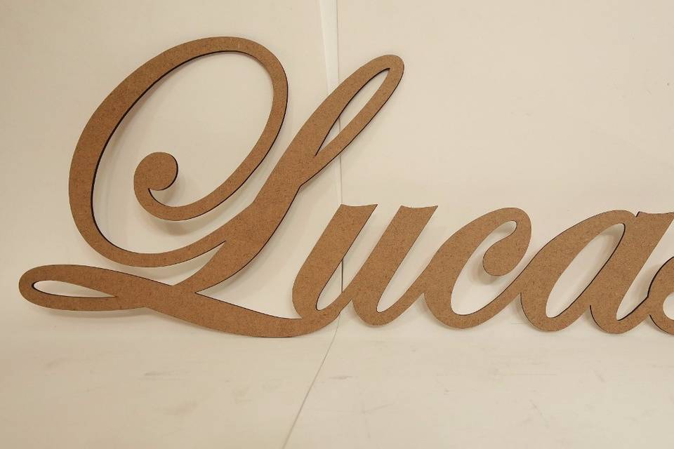 Letra MDF Decorada