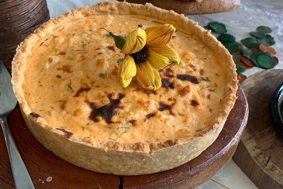 Quiche de camarão