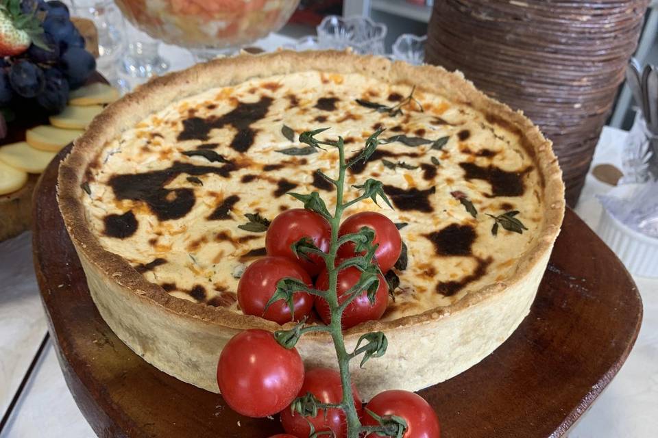 Quiche de camarão