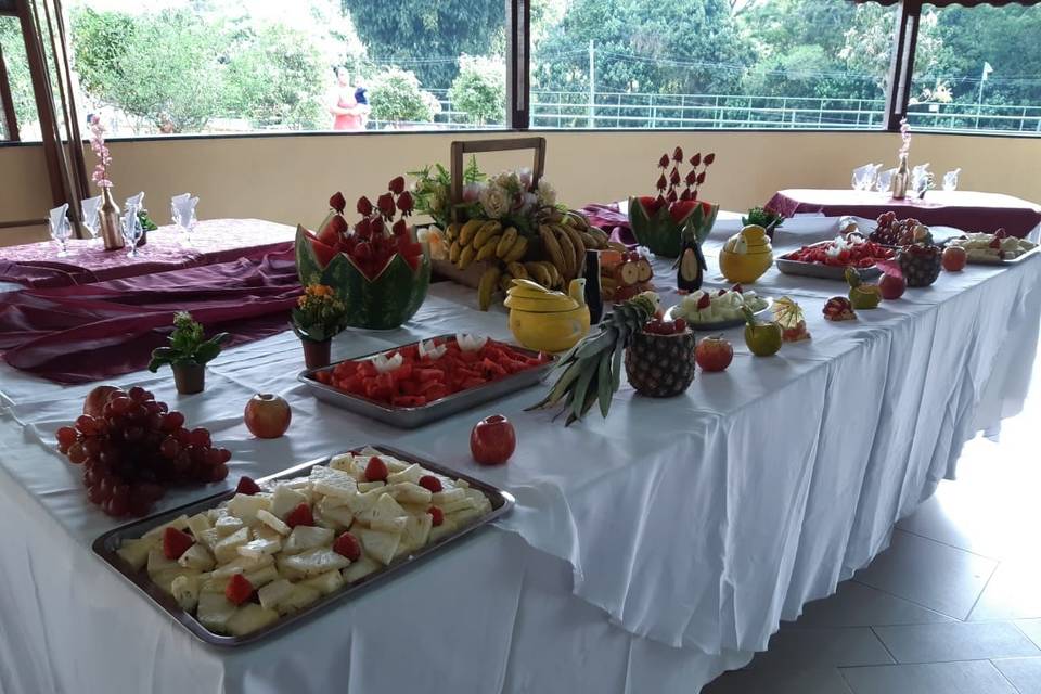 Mesa de frutas