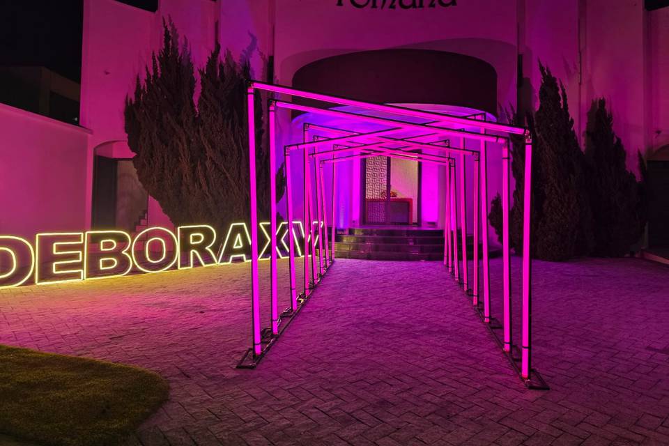 Tunel de led