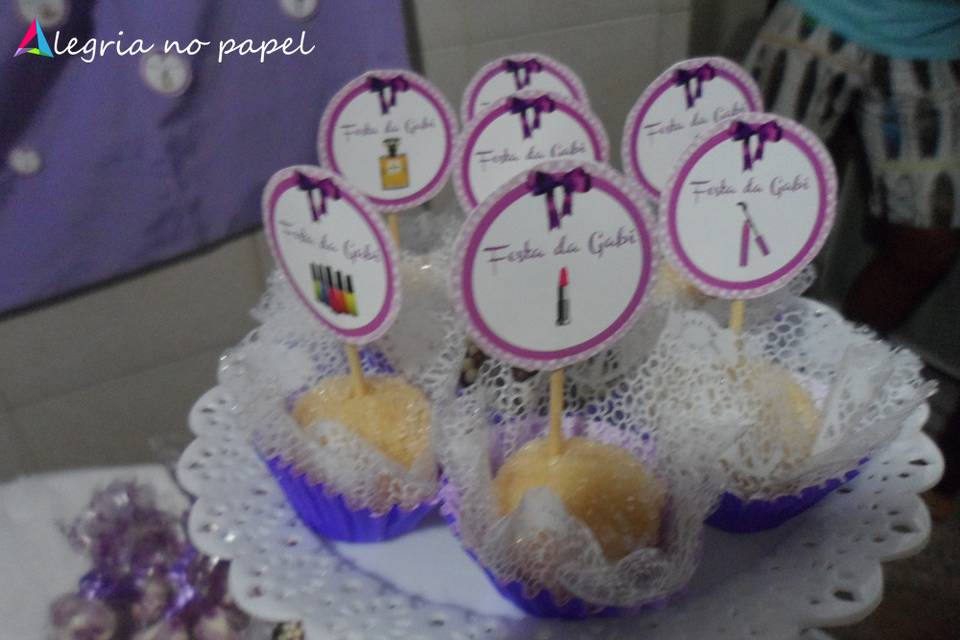 Toppers para doces