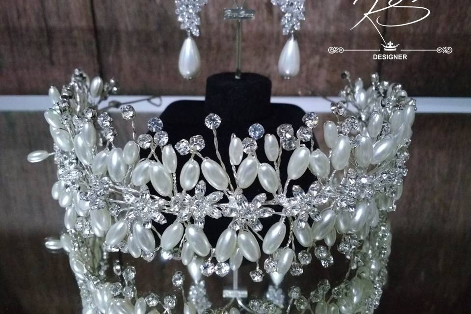 Tiara em Diamante Hibrido