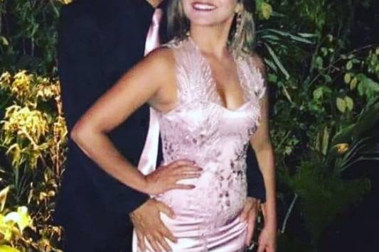 Vestido renda bordada