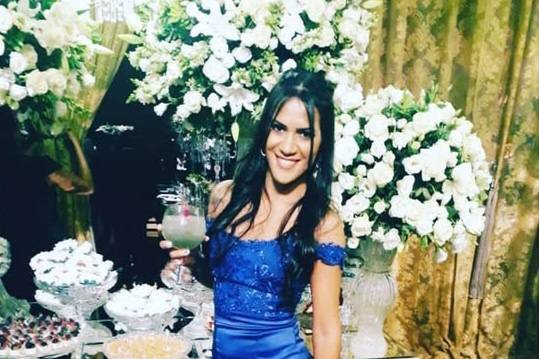Vestido para madrinha azul