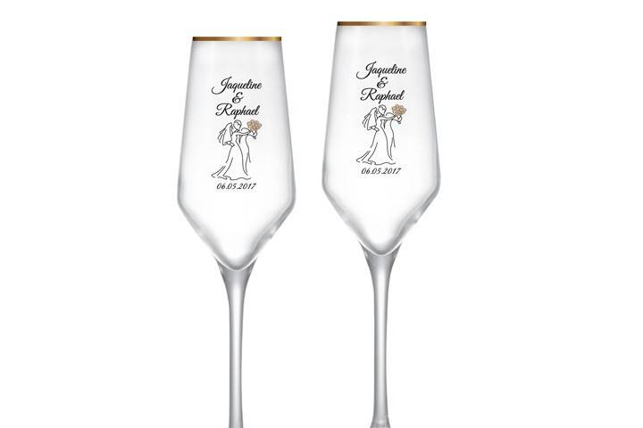 Taça Personalizada Casamento