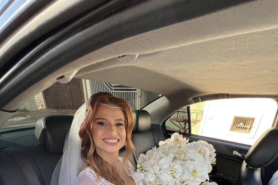 Maravilhosa no carro