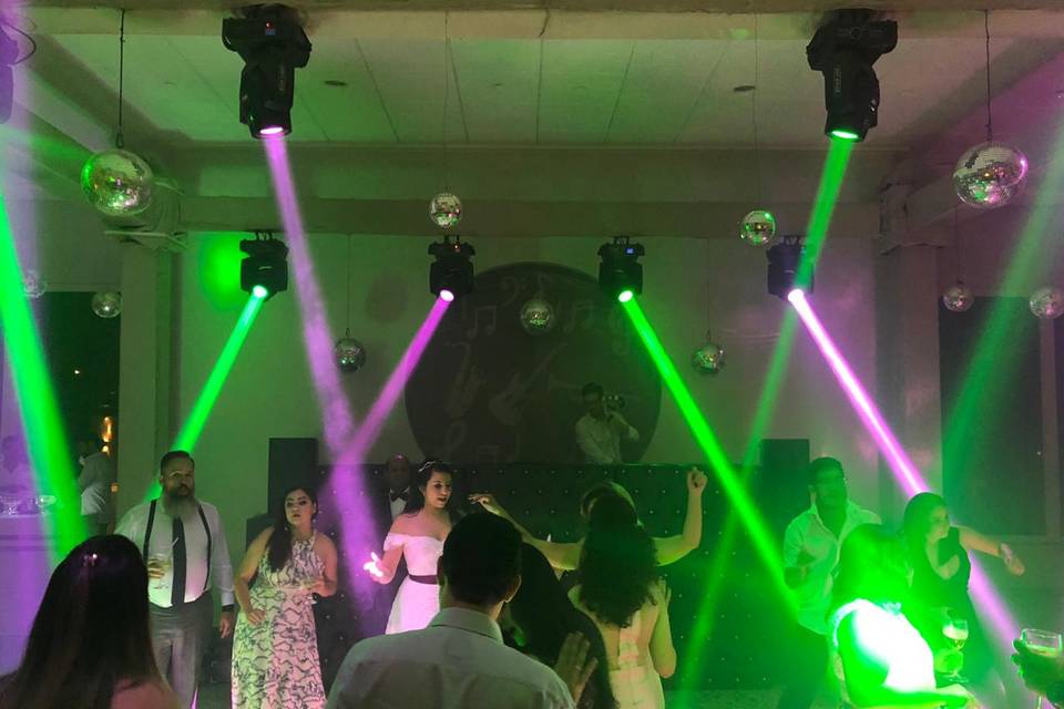 DJ, Som, Luz Pista de Dança