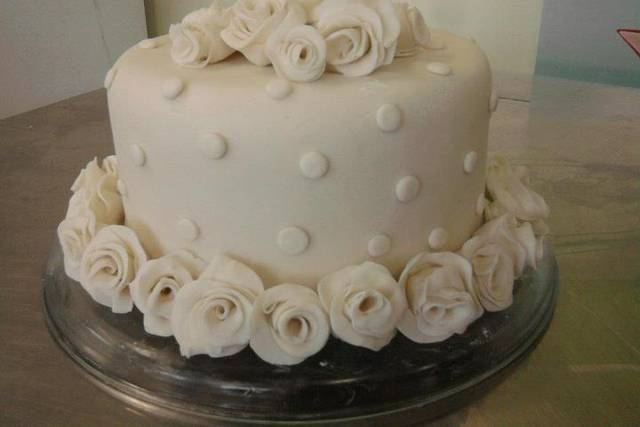 Bolo casamento simples
