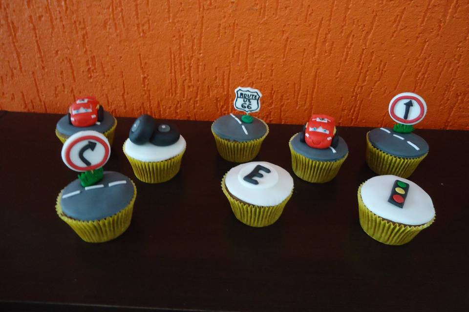 Cupcakes Carros