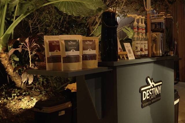 Estação de cafés em casamentos