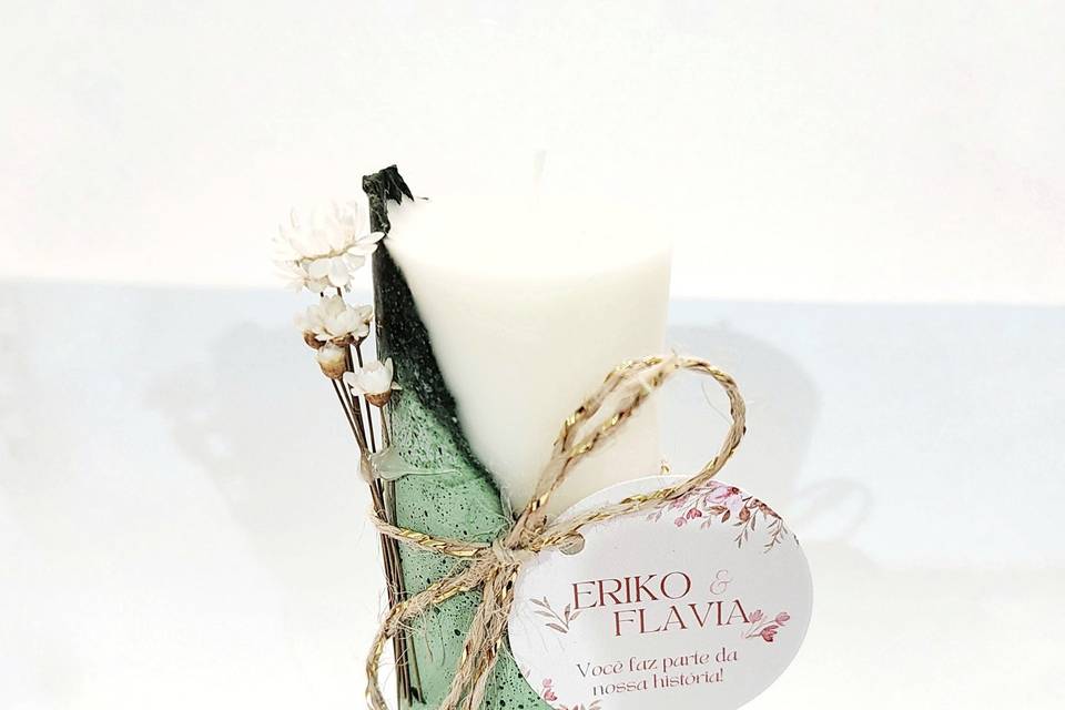 Vela Aromática base Cimento