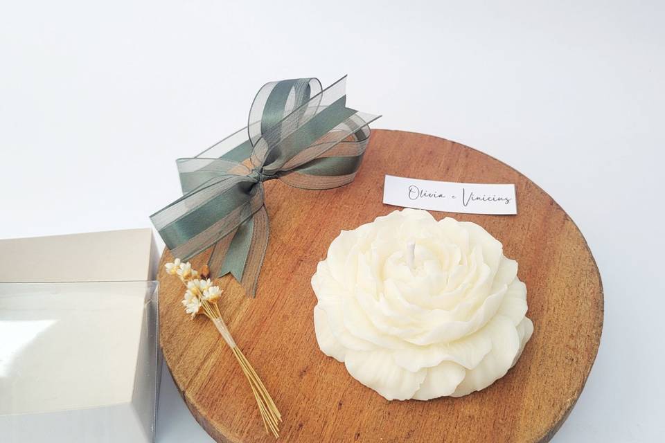 Vela Aromática Flor de Peônia