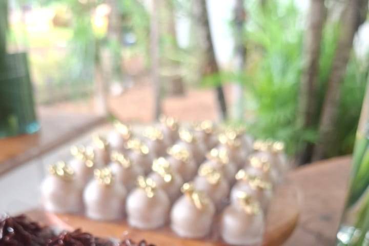 Mini Brownie com Nutella