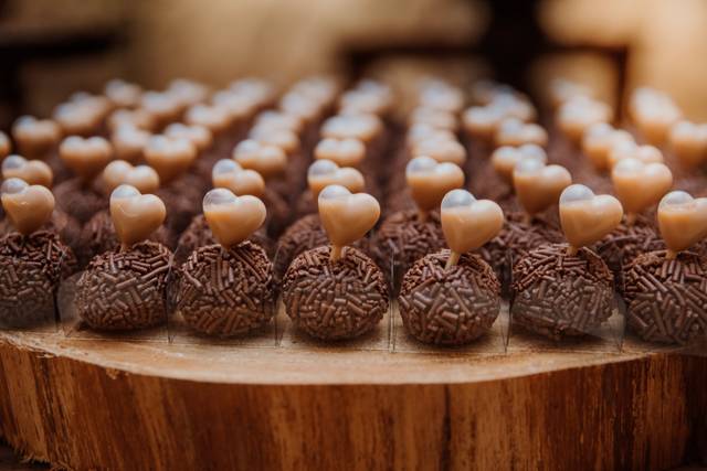 Brigadeiro ao leite e amarula