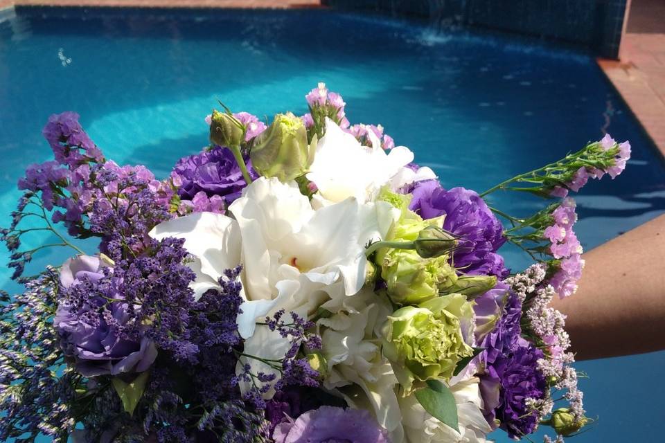 Bouquet paleta lavanda.