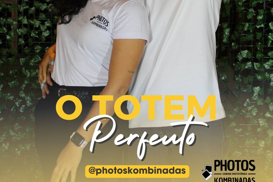Totem Retrô Cabine de Fotos