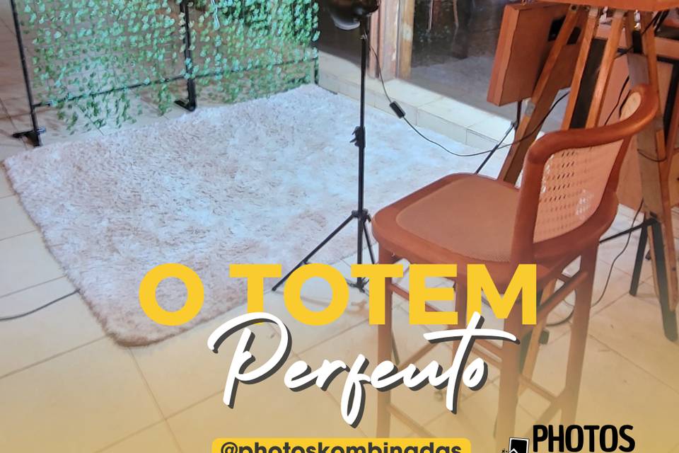 Totem Retrô Cabine de Fotos