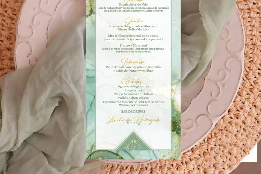 Menu Cardápio