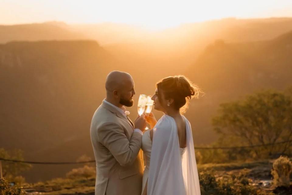 Casamento ao ar livre