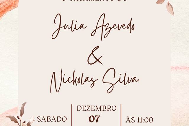 Convite estático