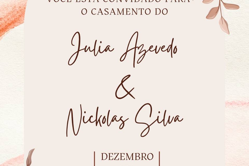 Convite estático