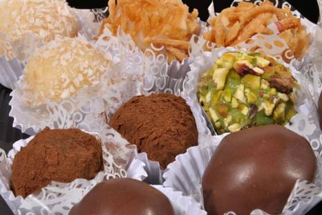 Grande variedade de trufas