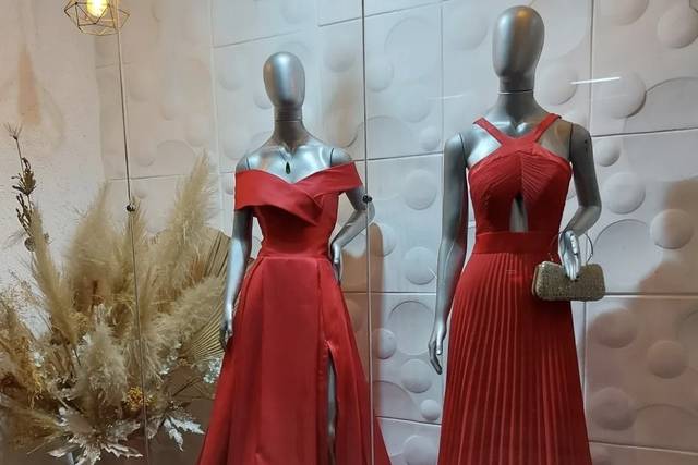 Vestidos alfaiataria vermelho