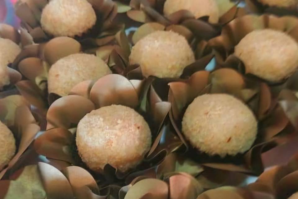 Brigadeiro de paçoca paçoca