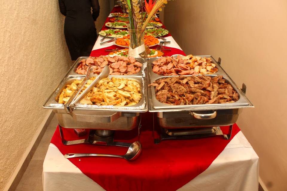 Buffet completo churrasco