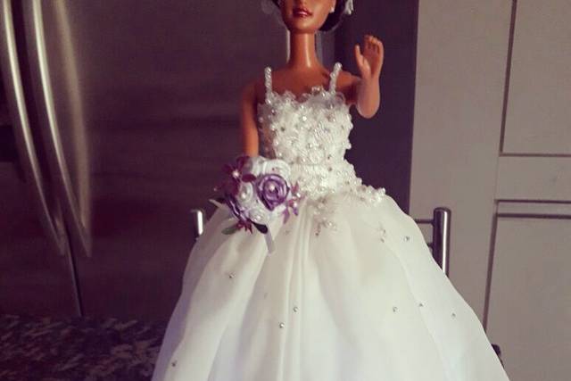 Barbie replica da noiva
