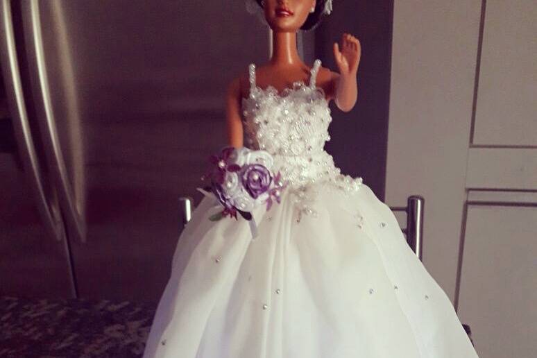 Barbie replica da noiva