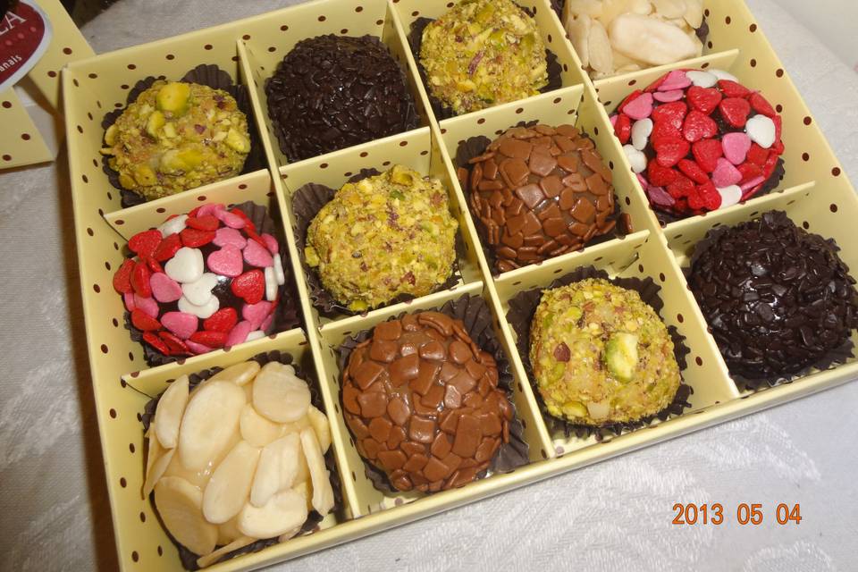 Caixa brigadeiros Belga