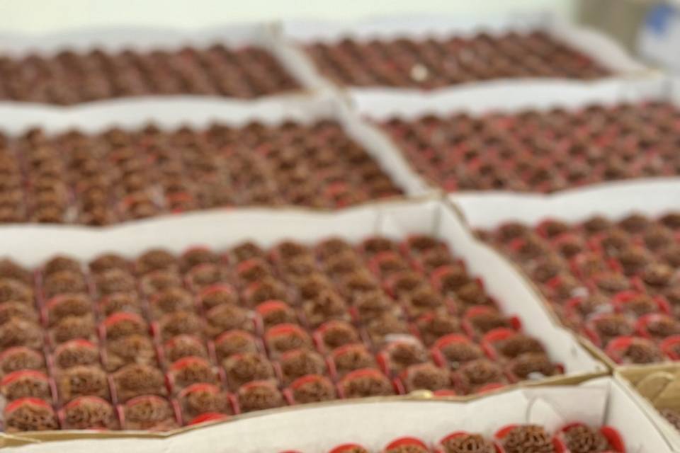 Mini brownie brigadeiro