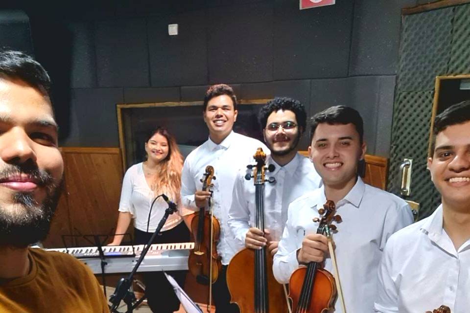 Gravação quarteto de cordas