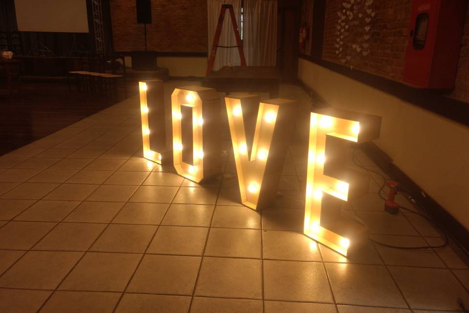 Letras led