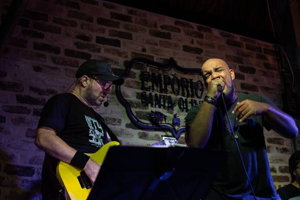 Rock e energia no palco