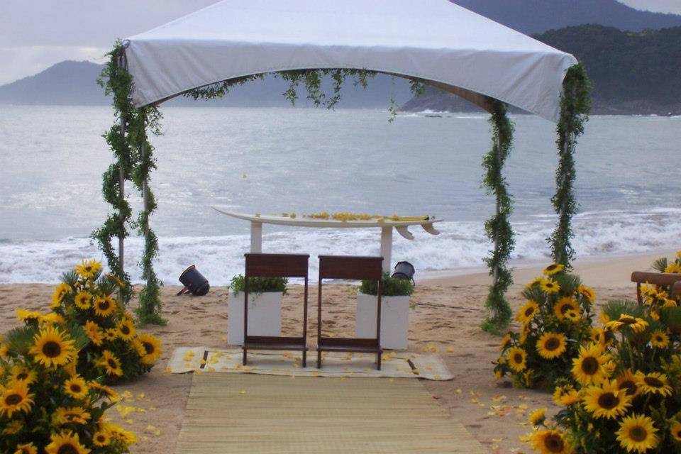 Altar na praia