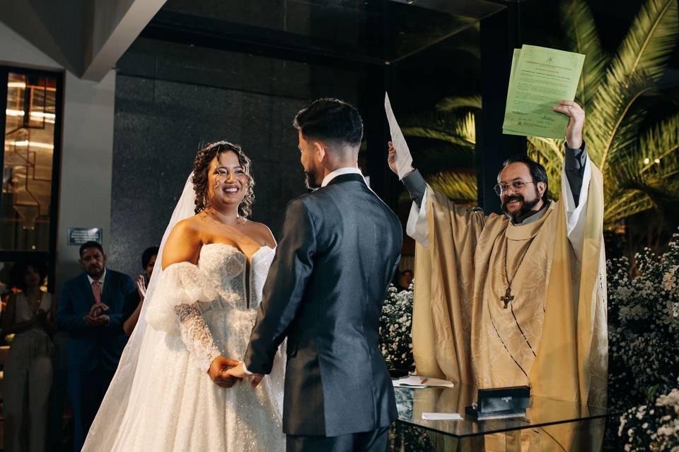 Viva os recém casados!