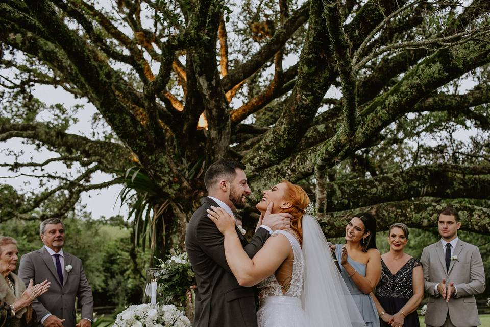 Casamento alto da capela