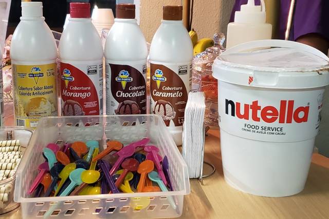Coberturas e Nutella