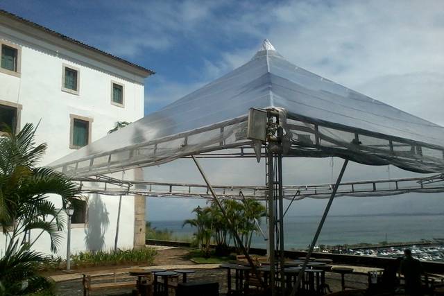 Tenda lona transparente