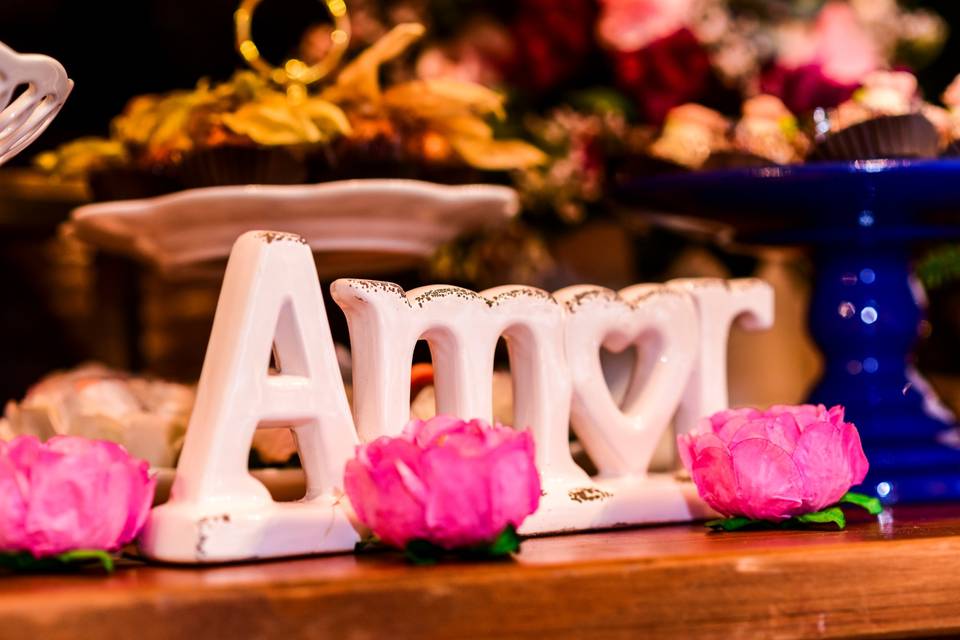 Detalhes da Mesa de Doces