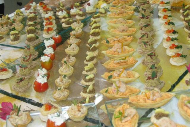 Buffet saboroso e variado