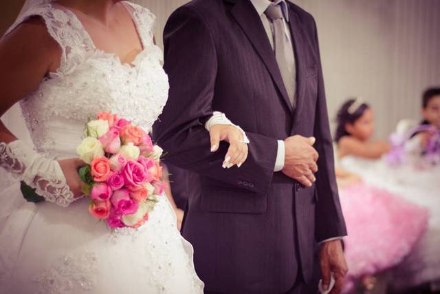 No dia do casamento