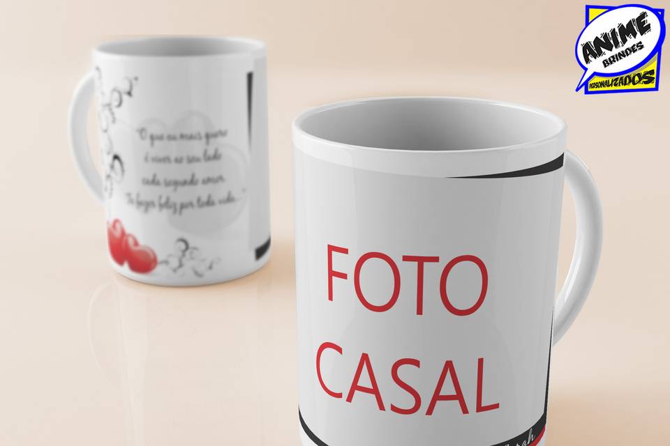 Canecas de porcelana