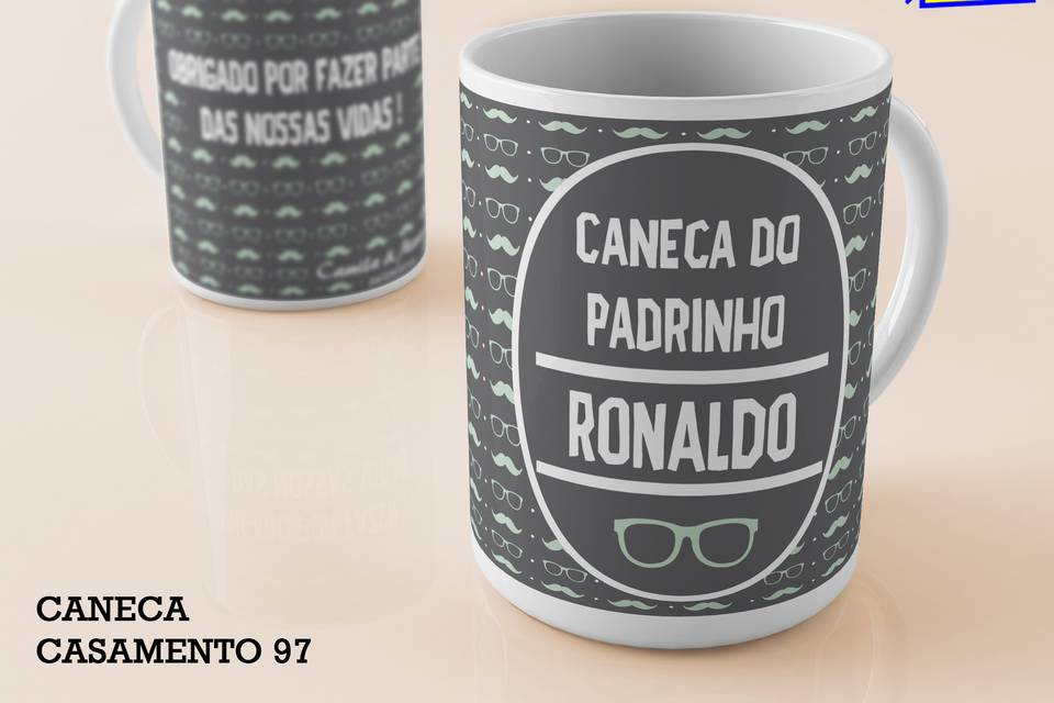 Canecas de porcelana