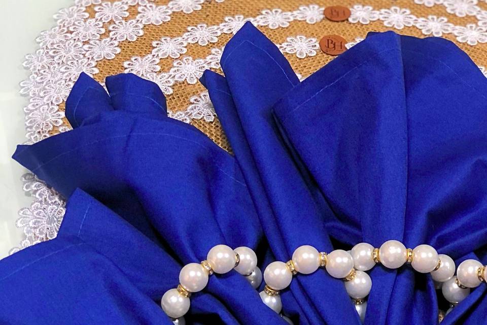 Combinação Azul royal