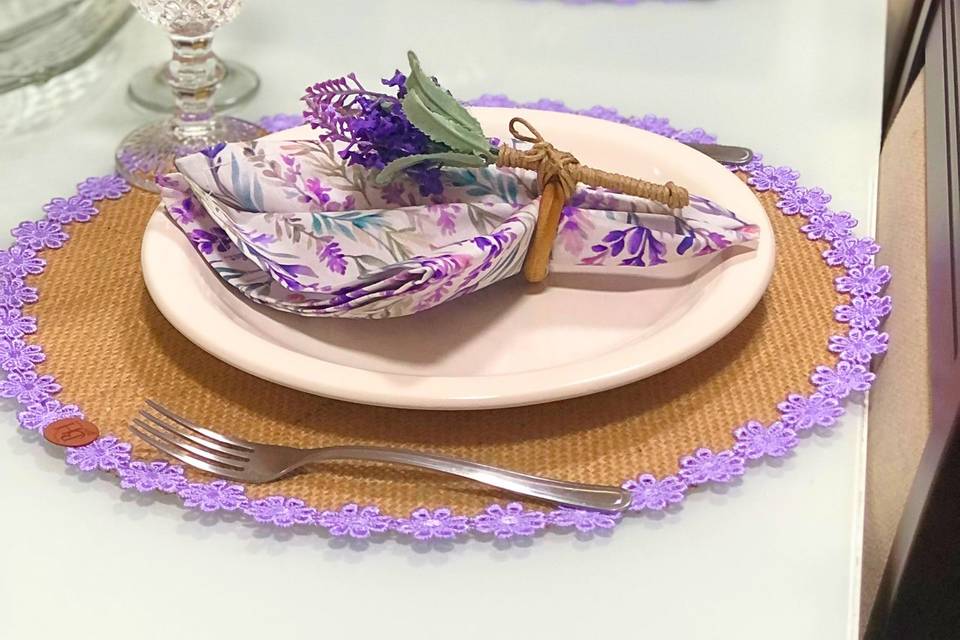 Combinação Lavanda lilás