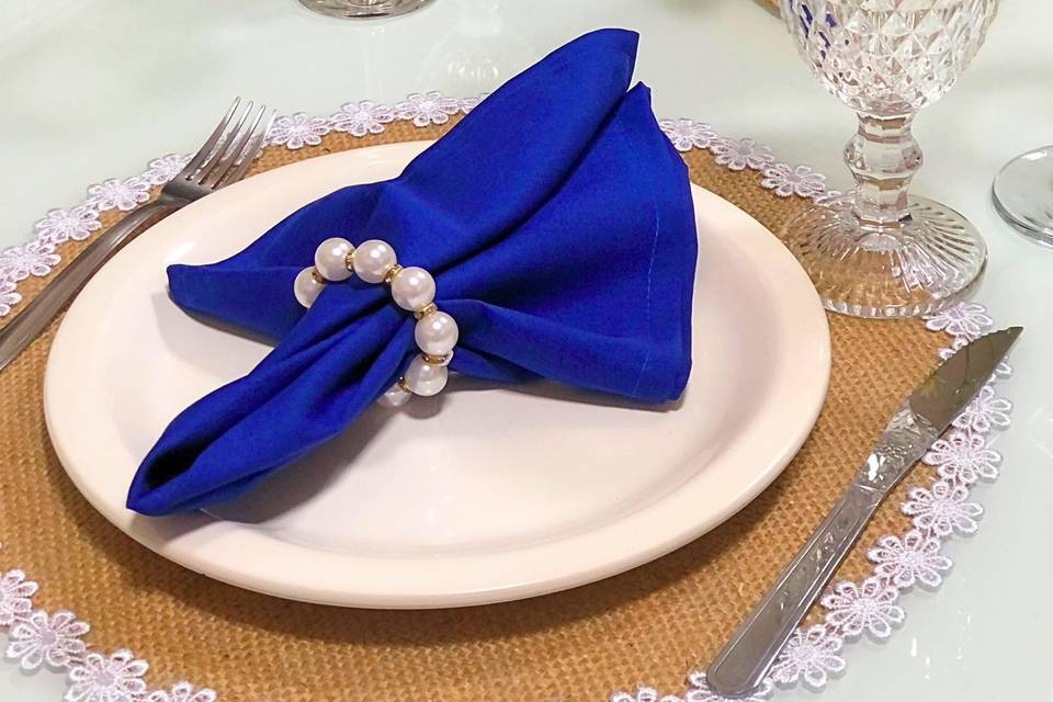 Combinação Azul royal